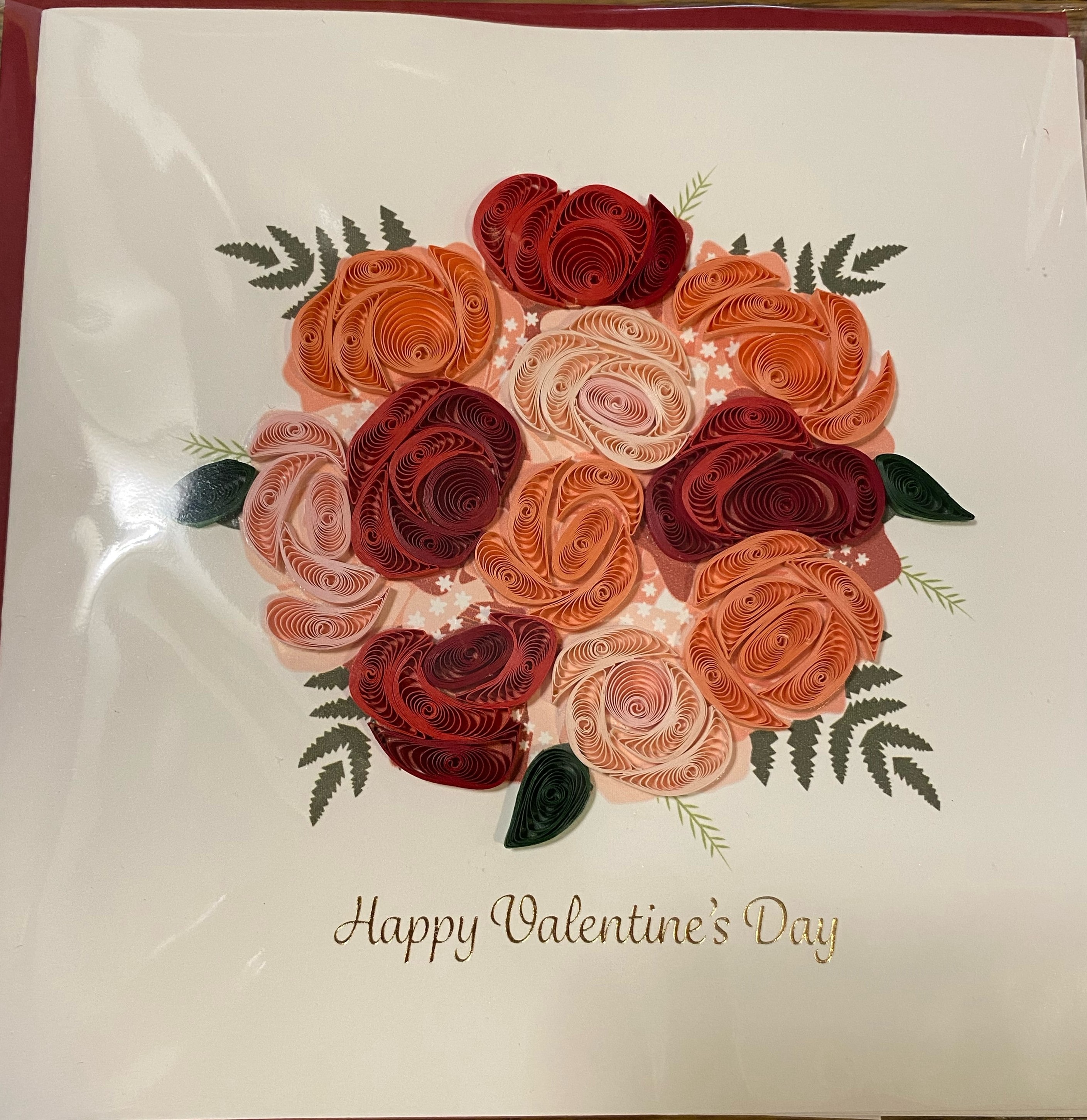 Quill Valentine's Day Card/Hand Written Message